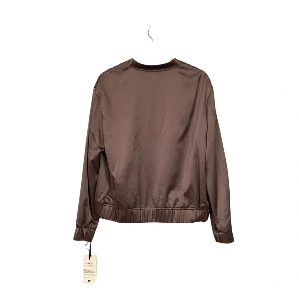 W by Worth Taupe Bomber Jacket